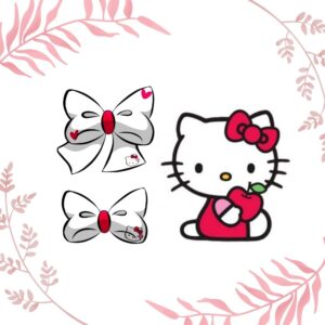 noeud inspiré de Hello kitty de Sanrio